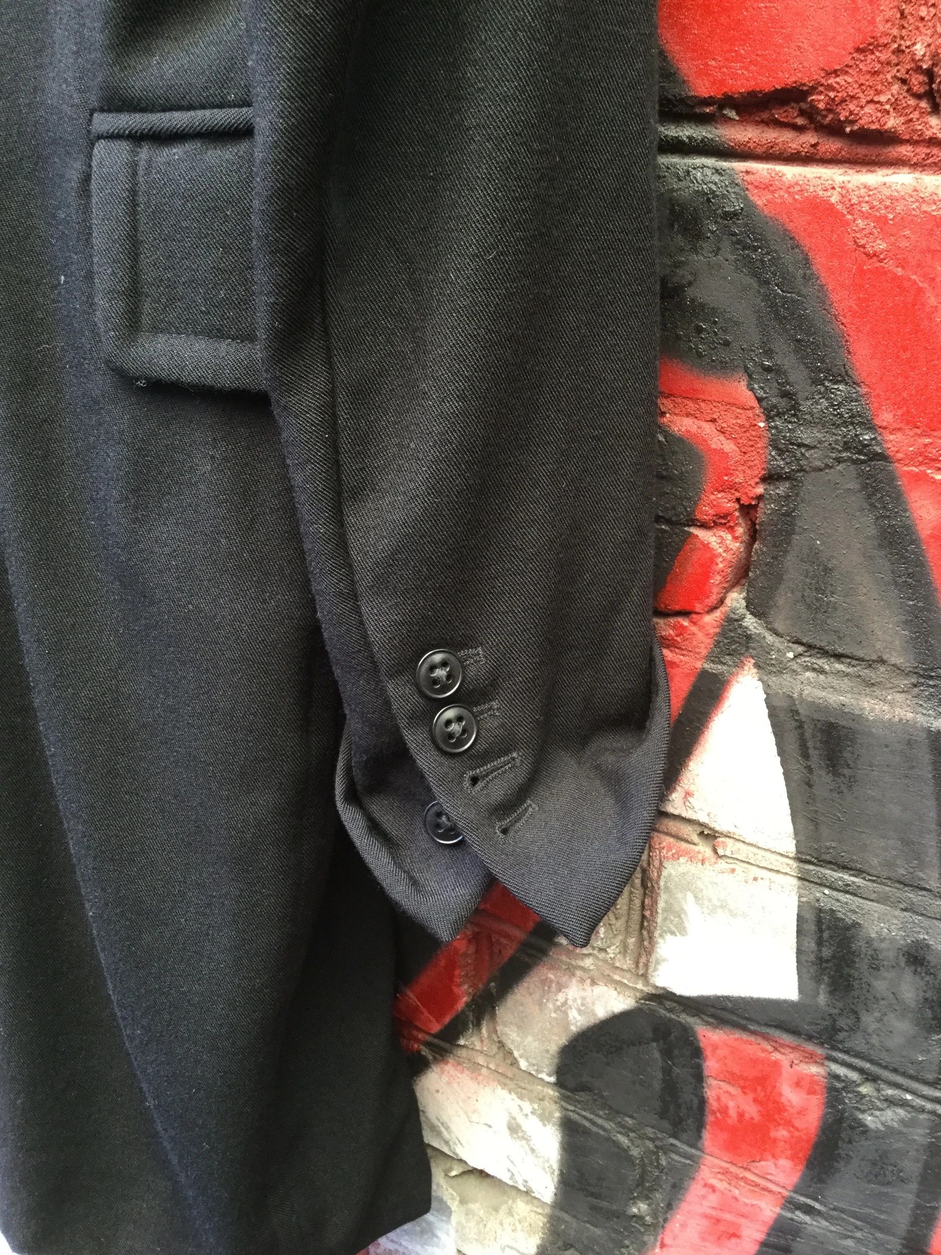 Ann Demeulemeester Asymmetric Double-Breasted coat Size S / US 4 / IT 40 - 5 Thumbnail