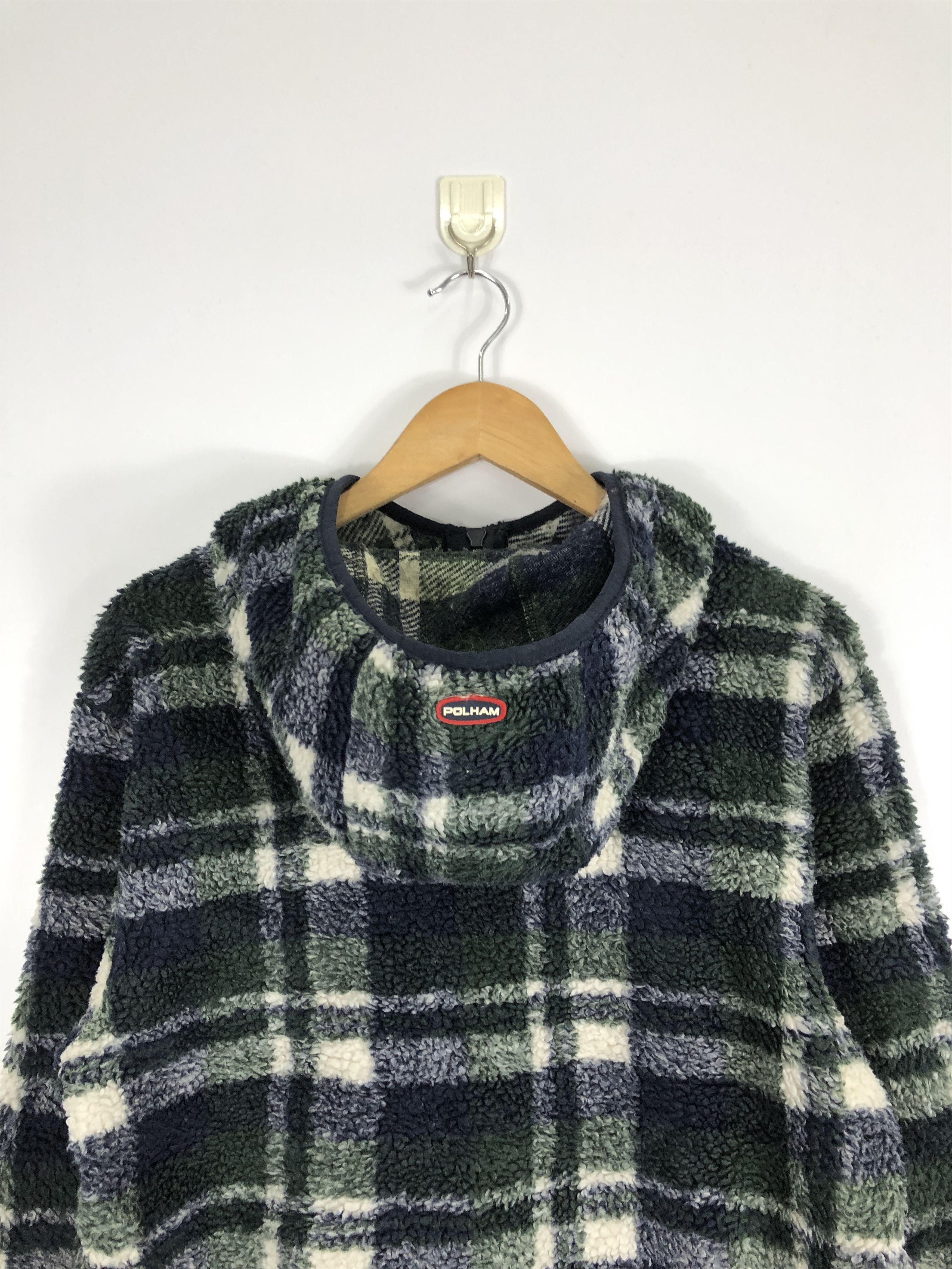 Japanese Brand × Vintage Vintage Polham Fleece Hoodie Jacket Size US M / EU 48-50 / 2 - 9 Thumbnail