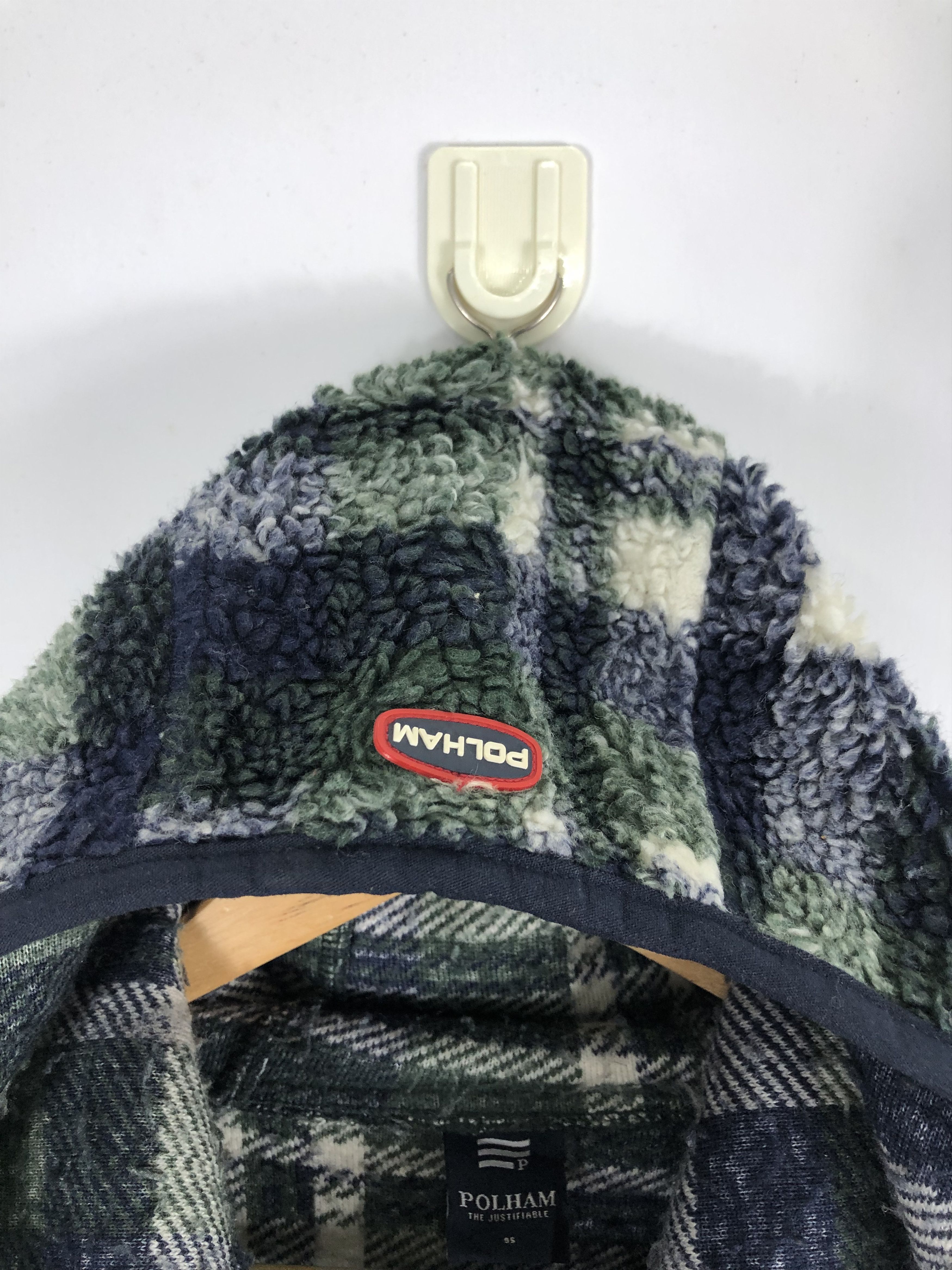 Japanese Brand × Vintage Vintage Polham Fleece Hoodie Jacket Size US M / EU 48-50 / 2 - 6 Thumbnail
