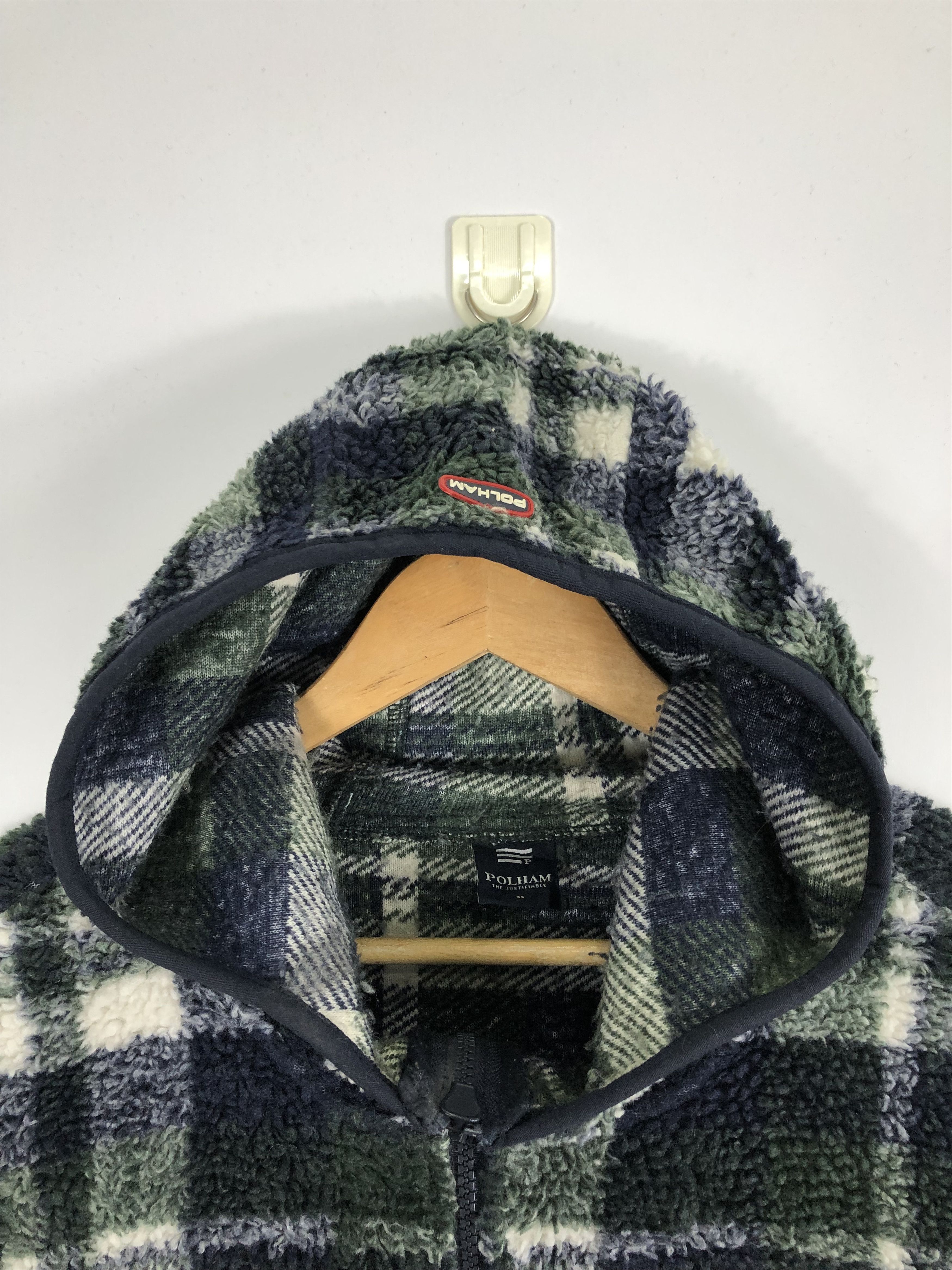 Japanese Brand × Vintage Vintage Polham Fleece Hoodie Jacket Size US M / EU 48-50 / 2 - 4 Thumbnail
