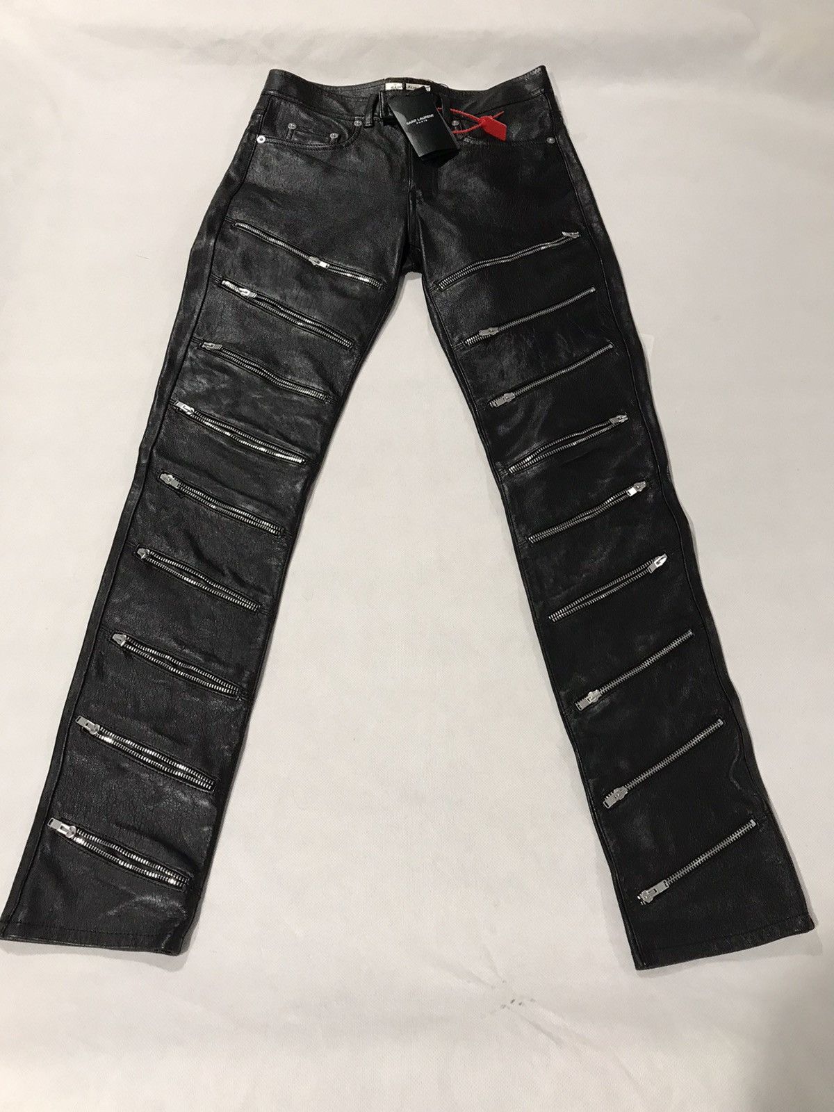 Saint Laurent Paris Saint Laurent Hedi Slimane leather pants Saint Laurent Paris Saint Laurent Hedi Slimane leather pants
