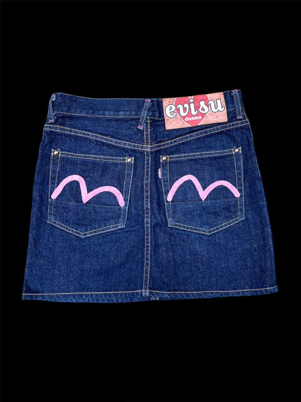 Evisu × Japanese Brand × Vintage Evisu Donna Denim Skirt Size ONE SIZE - 1 Thumbnail