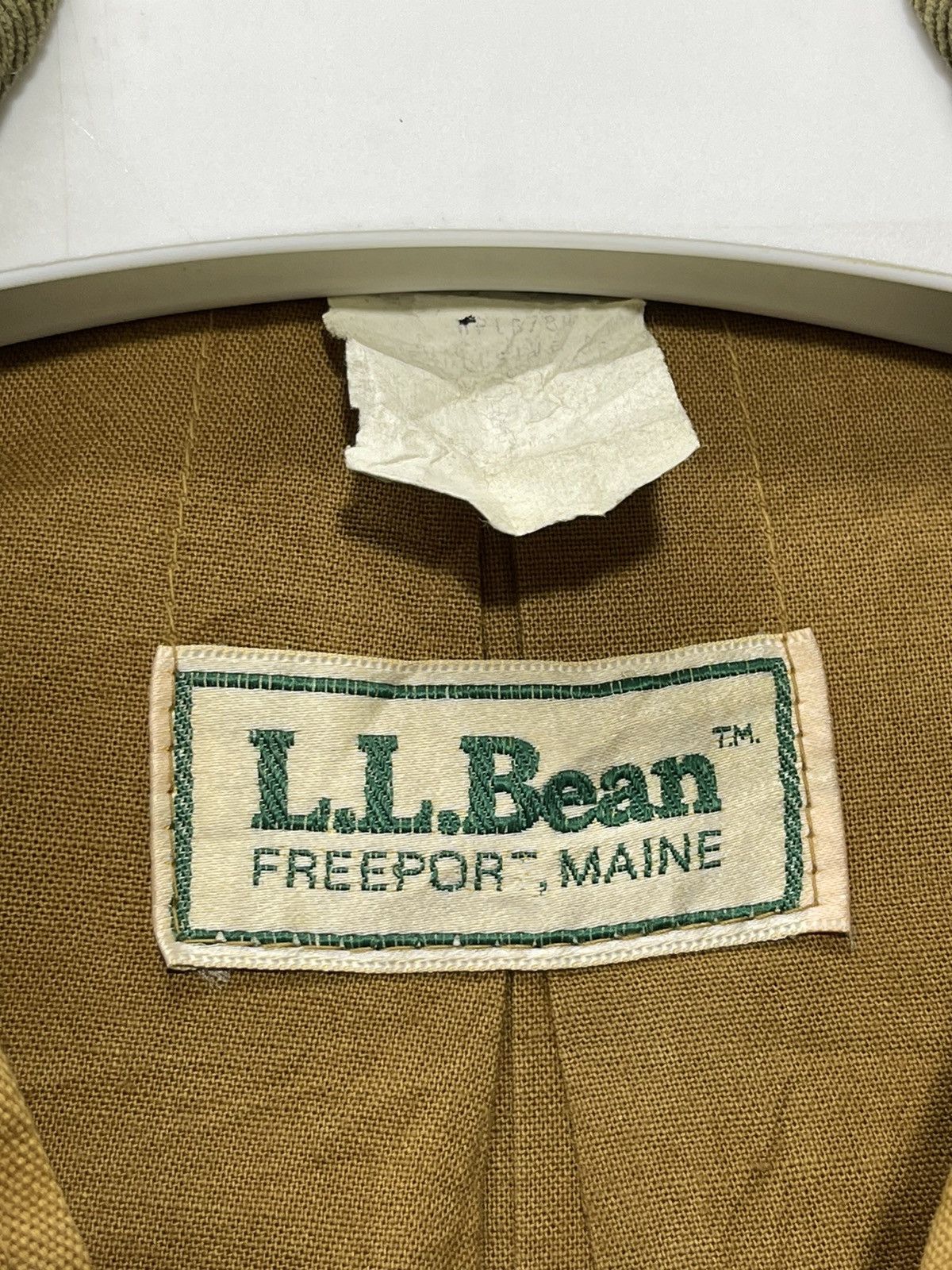 L.L. Bean 🕊Made in USA Vtg L.L Bean Hunting Jacket Cotton Duck 20🟩 Size US L / EU 52-54 / 3 - 10 Thumbnail