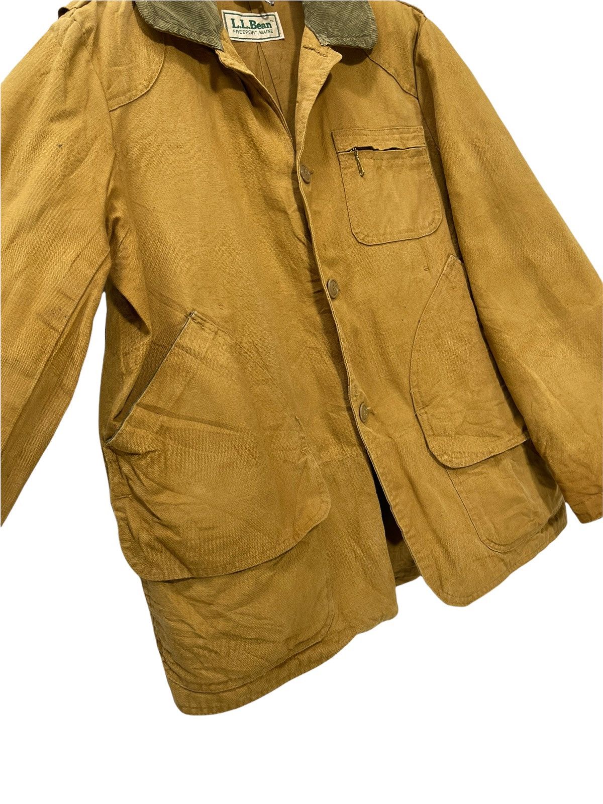 L.L. Bean 🕊Made in USA Vtg L.L Bean Hunting Jacket Cotton Duck 20🟩 Size US L / EU 52-54 / 3 - 3 Thumbnail