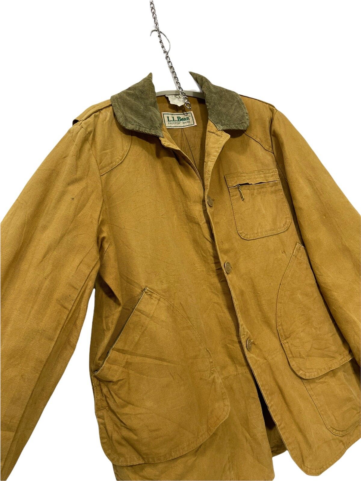 L.L. Bean 🕊Made in USA Vtg L.L Bean Hunting Jacket Cotton Duck 20🟩 Size US L / EU 52-54 / 3 - 1 Thumbnail