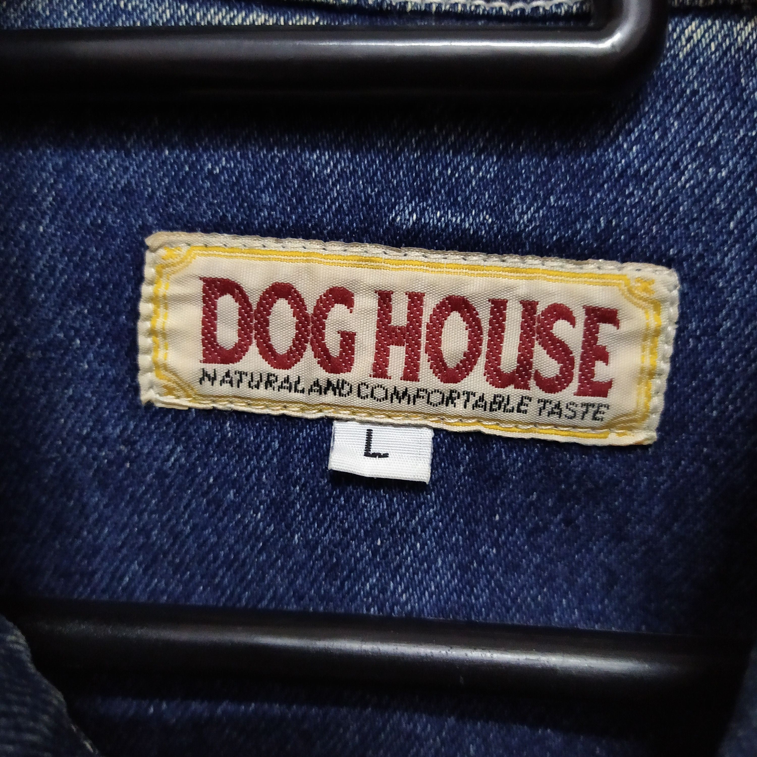 Japanese Brand VTG DOG HOUSE DENIM CHORE JACKET (D412) Size US L / EU 52-54 / 3 - 4 Thumbnail