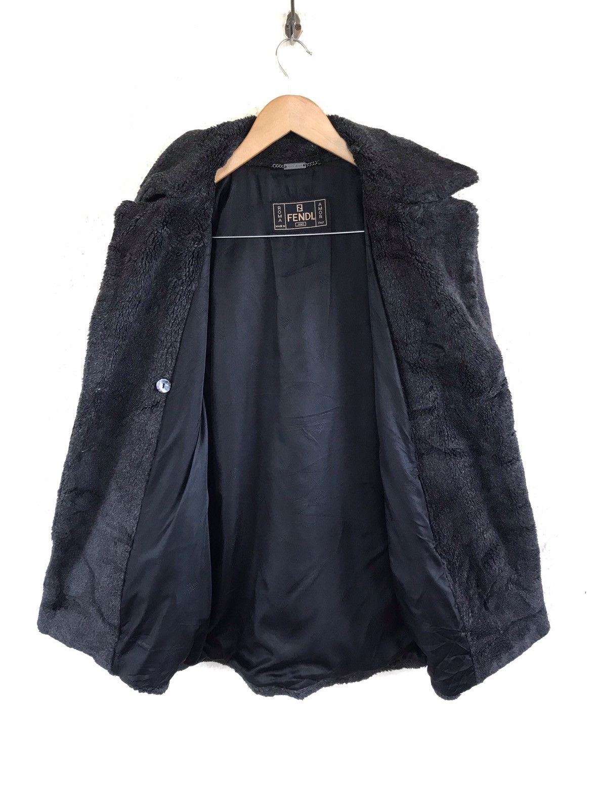 Fendi FENDI Jeans Boa Coat/ Fur Jacket Made in Italy Size US M / EU 48-50 / 2 - 11 Thumbnail