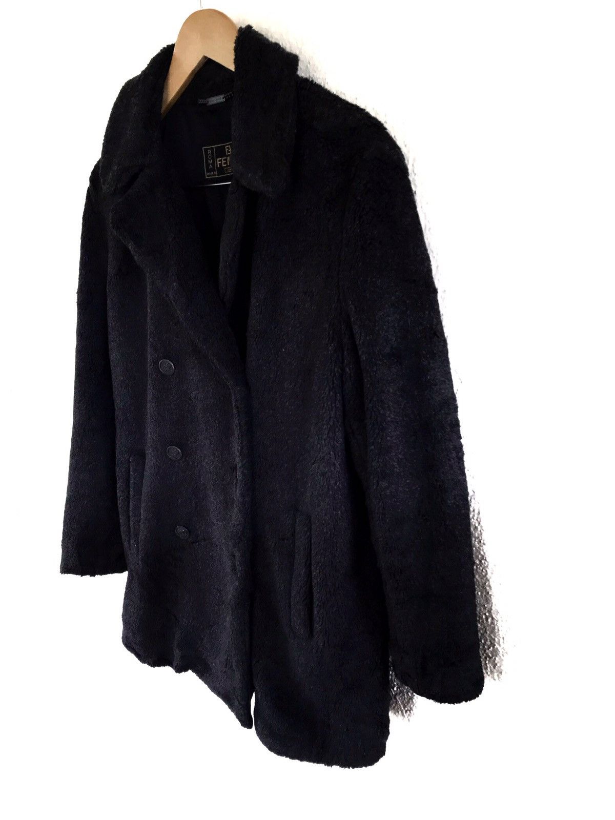 Fendi FENDI Jeans Boa Coat/ Fur Jacket Made in Italy Size US M / EU 48-50 / 2 - 4 Thumbnail