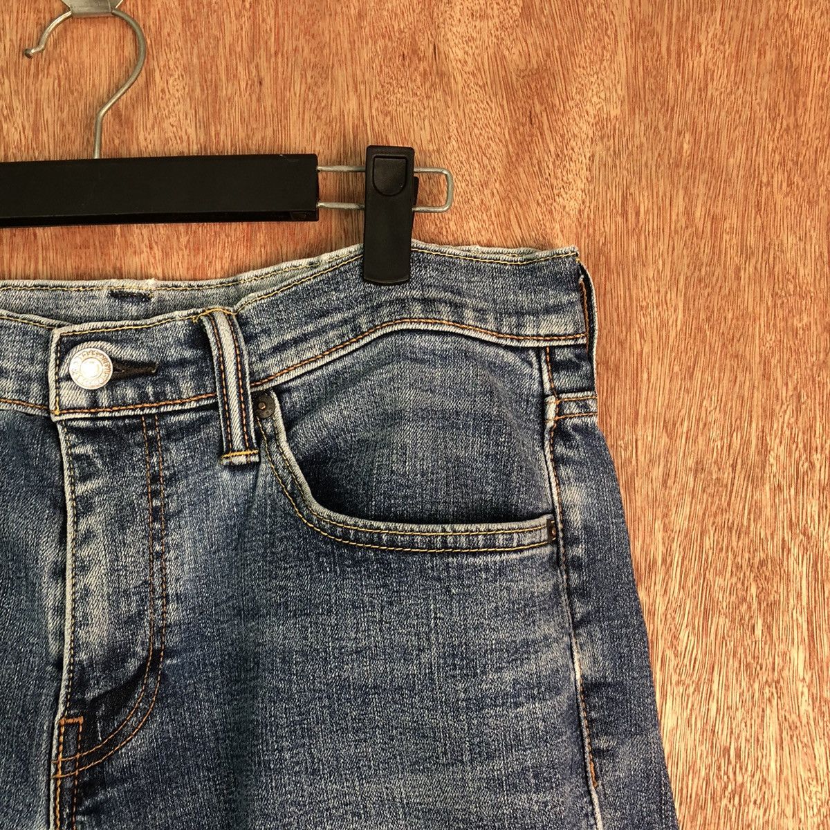 Levi's Levis streetwear distressed Blue Denim #6358 Size US 31 - 5 Thumbnail