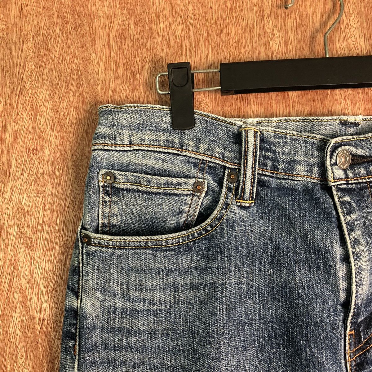 Levi's Levis streetwear distressed Blue Denim #6358 Size US 31 - 4 Thumbnail
