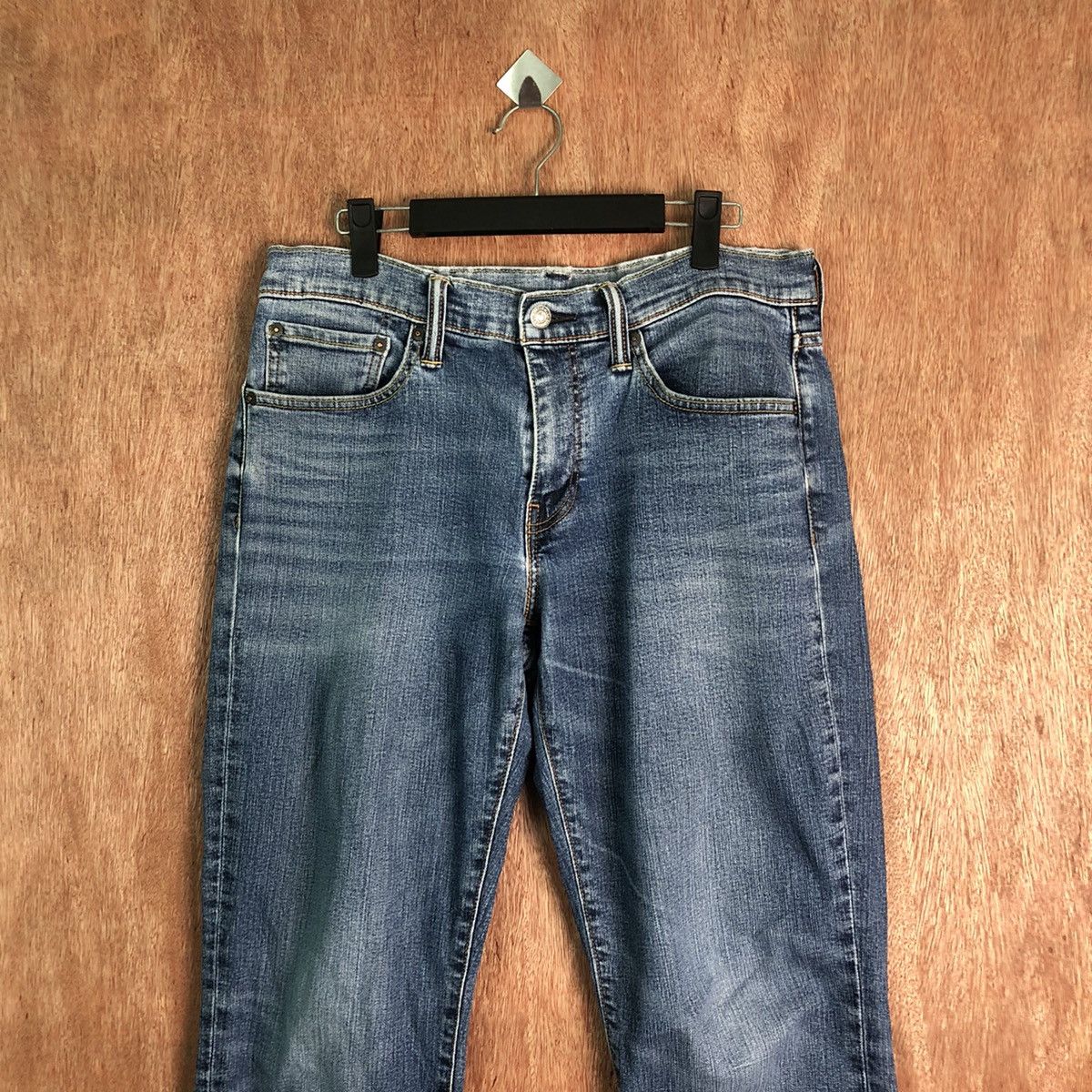 Levi's Levis streetwear distressed Blue Denim #6358 Size US 31 - 2 Thumbnail
