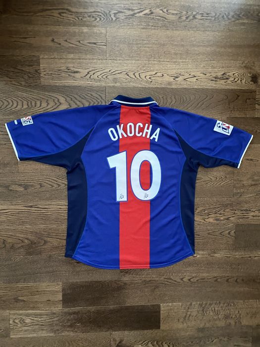 Nike, Shirts, Vintage 9981999 Paris Saintgermain Psg 1 Jayjay Okocha Nike  Home Jersey