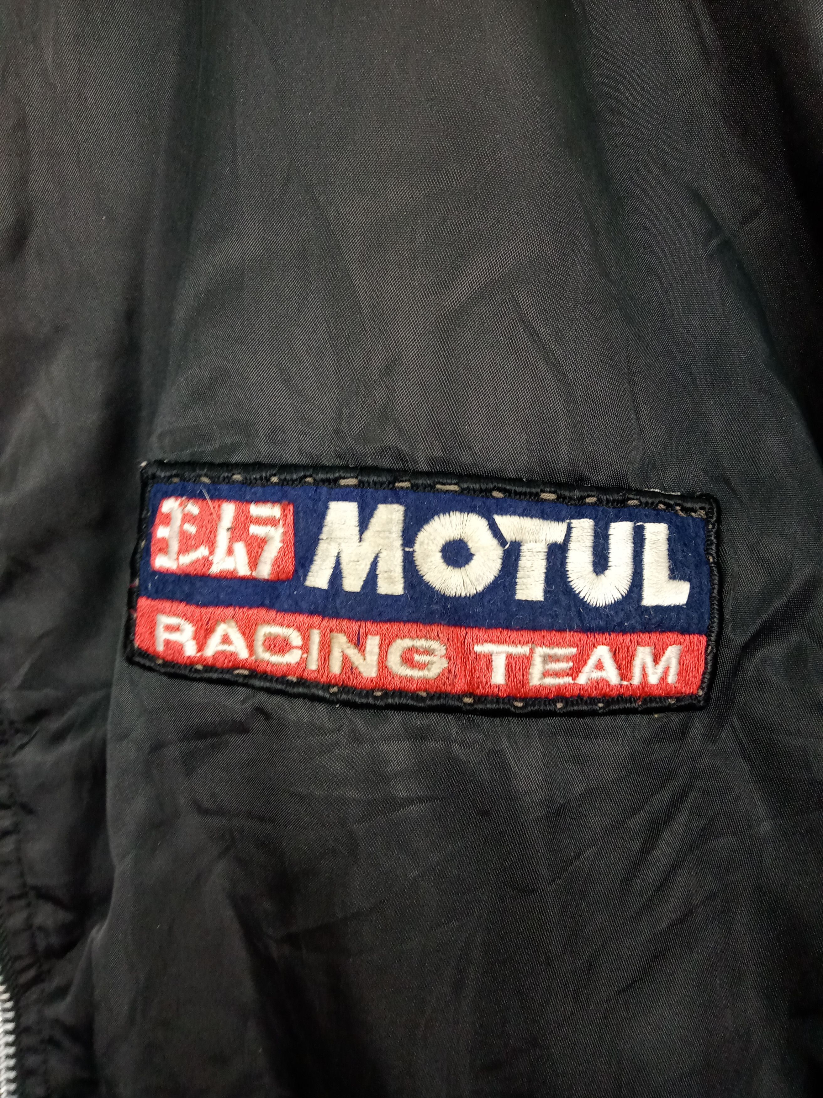 Alpha Industries × Vintage Alpha Industries Motul Racing Team Bomber Jacket Size US XL / EU 56 / 4 - 4 Thumbnail