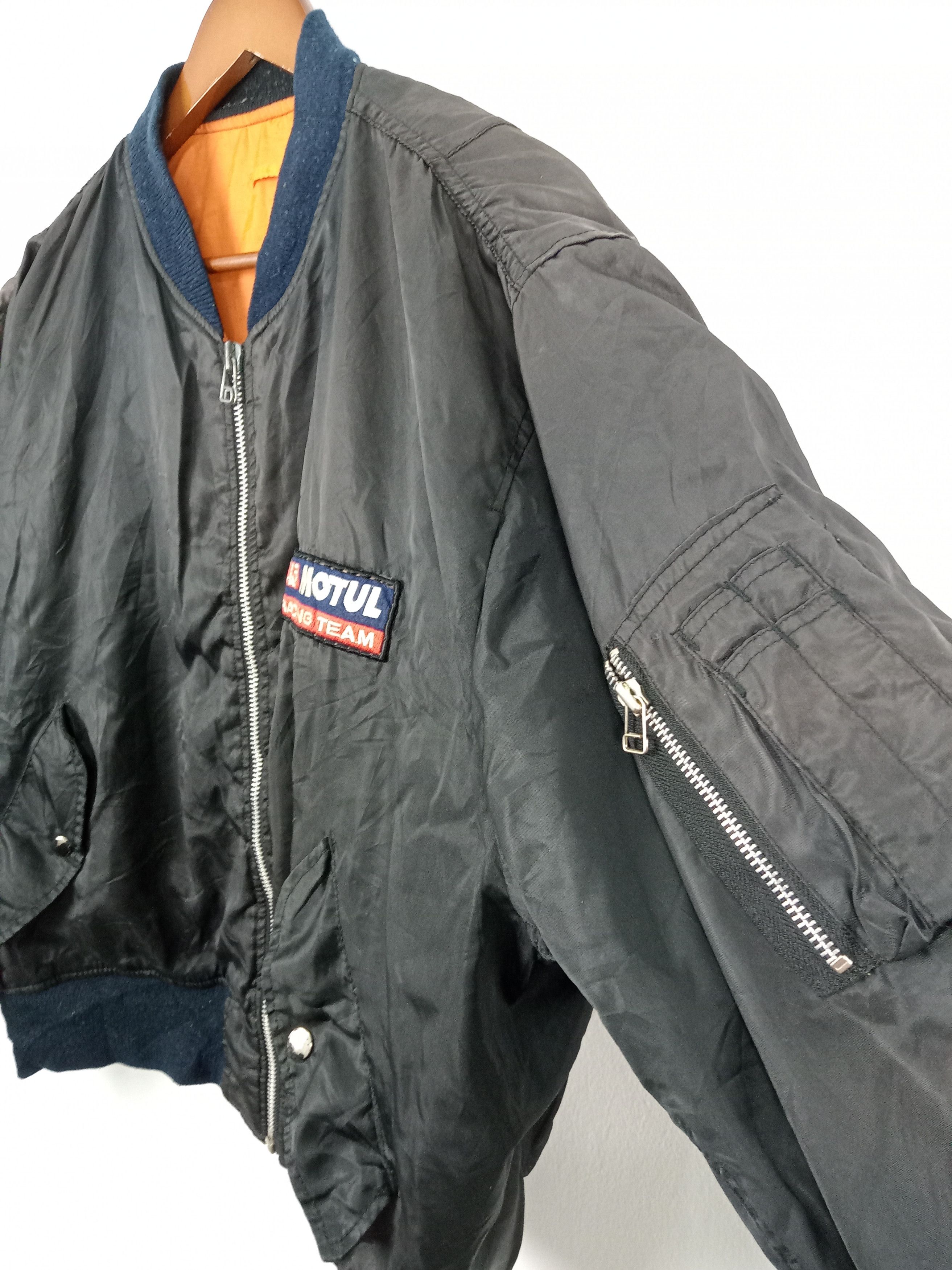 Alpha Industries × Vintage Alpha Industries Motul Racing Team Bomber Jacket Size US XL / EU 56 / 4 - 3 Thumbnail