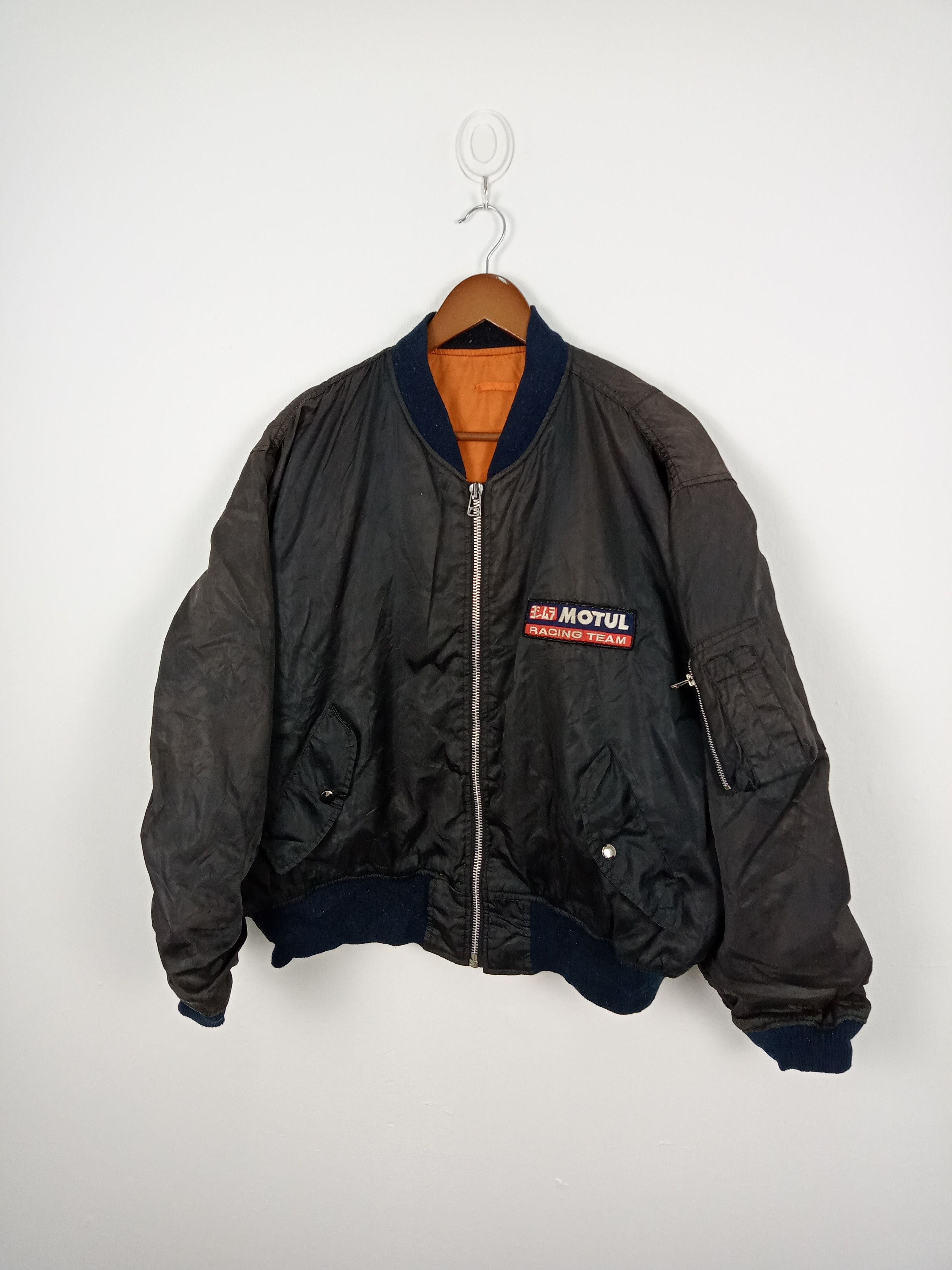 Alpha Industries × Vintage Alpha Industries Motul Racing Team Bomber Jacket Size US XL / EU 56 / 4 - 1 Thumbnail