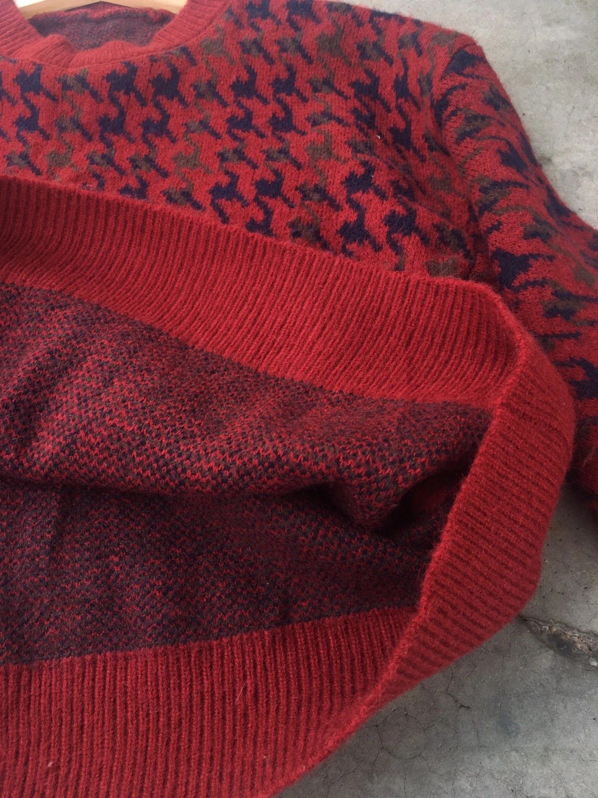 Other 📌Rare Sweater knitwear/Knitting/Fleece Monogram Pattern Size US M / EU 48-50 / 2 - 8 Thumbnail