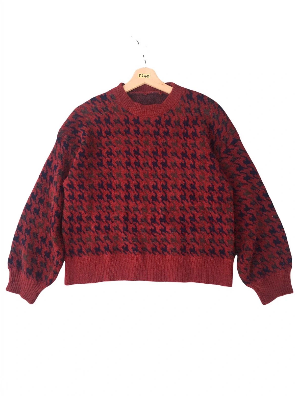 Other 📌Rare Sweater knitwear/Knitting/Fleece Monogram Pattern Size US M / EU 48-50 / 2 - 1 Thumbnail