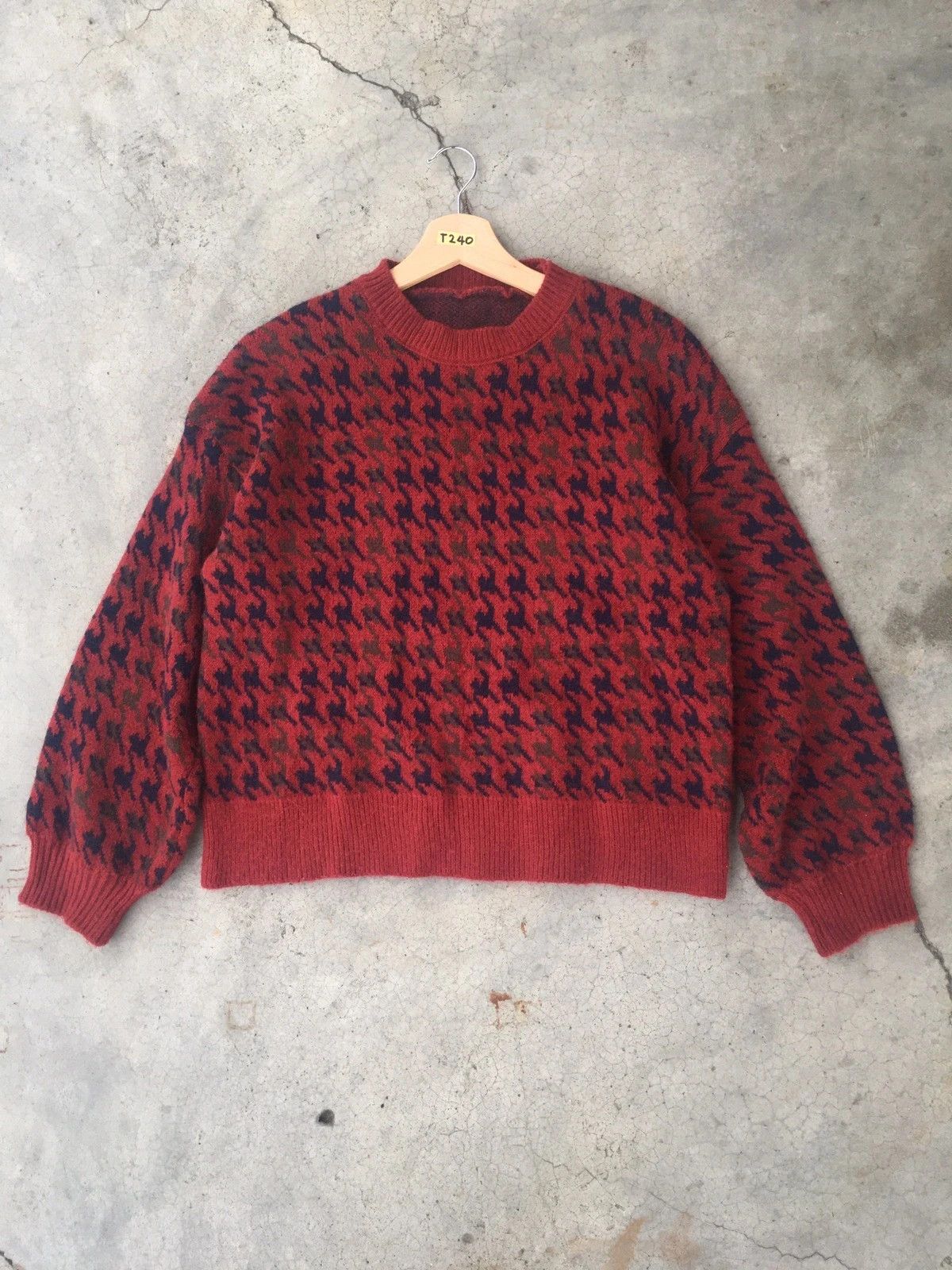 Other 📌Rare Sweater knitwear/Knitting/Fleece Monogram Pattern Size US M / EU 48-50 / 2 - 4 Thumbnail