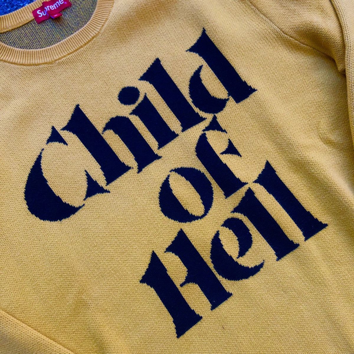 Supreme FW15 Supreme Child Of Hell Sweater XL | Grailed