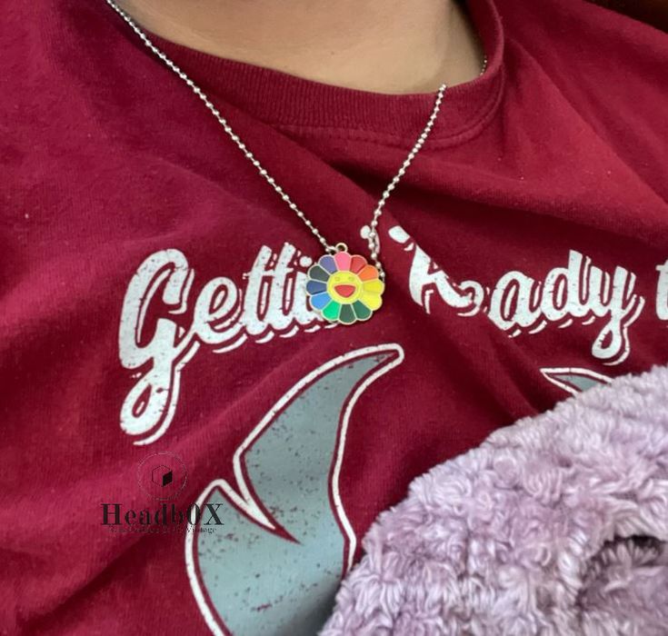 Chain Sunflower Rainbow Pendant Necklaces Grailed