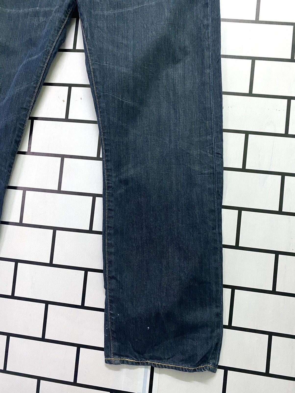Levi's × Vintage Vintage LEVIS 501 Distress Paint Butterfly Button Denim -L54 Size US 37 - 6 Thumbnail