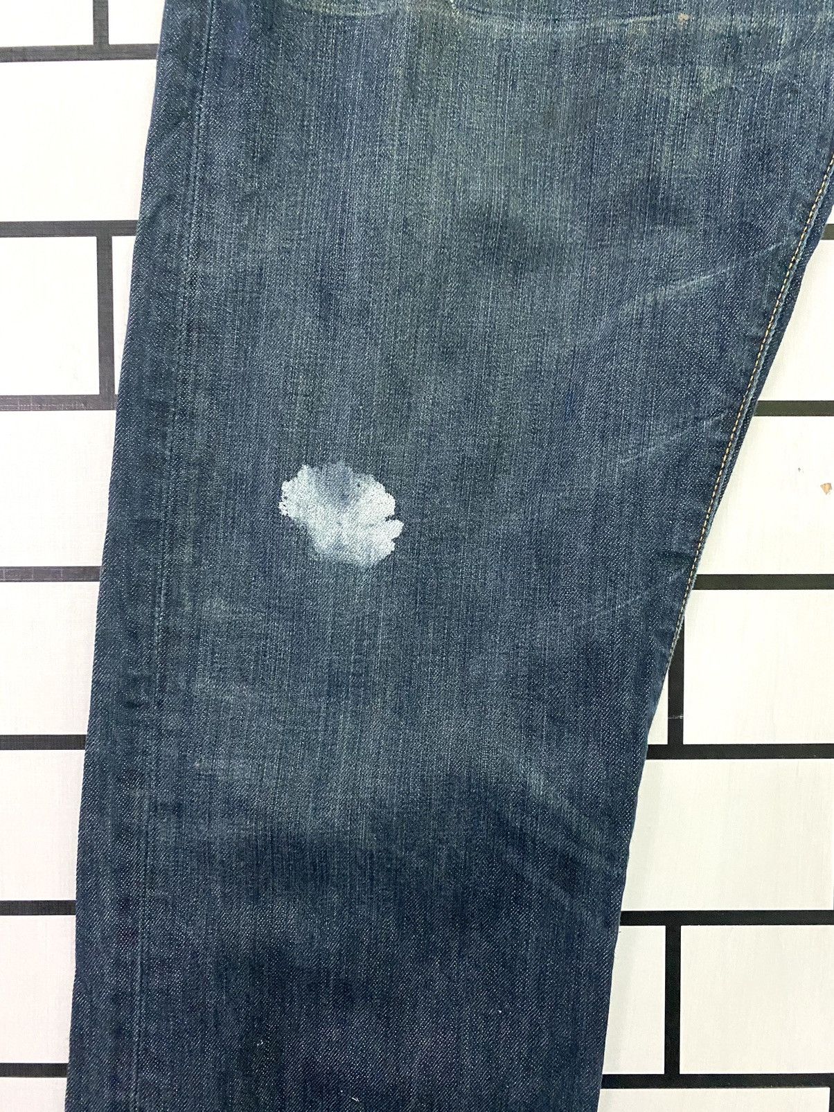Levi's × Vintage Vintage LEVIS 501 Distress Paint Butterfly Button Denim -L54 Size US 37 - 9 Thumbnail