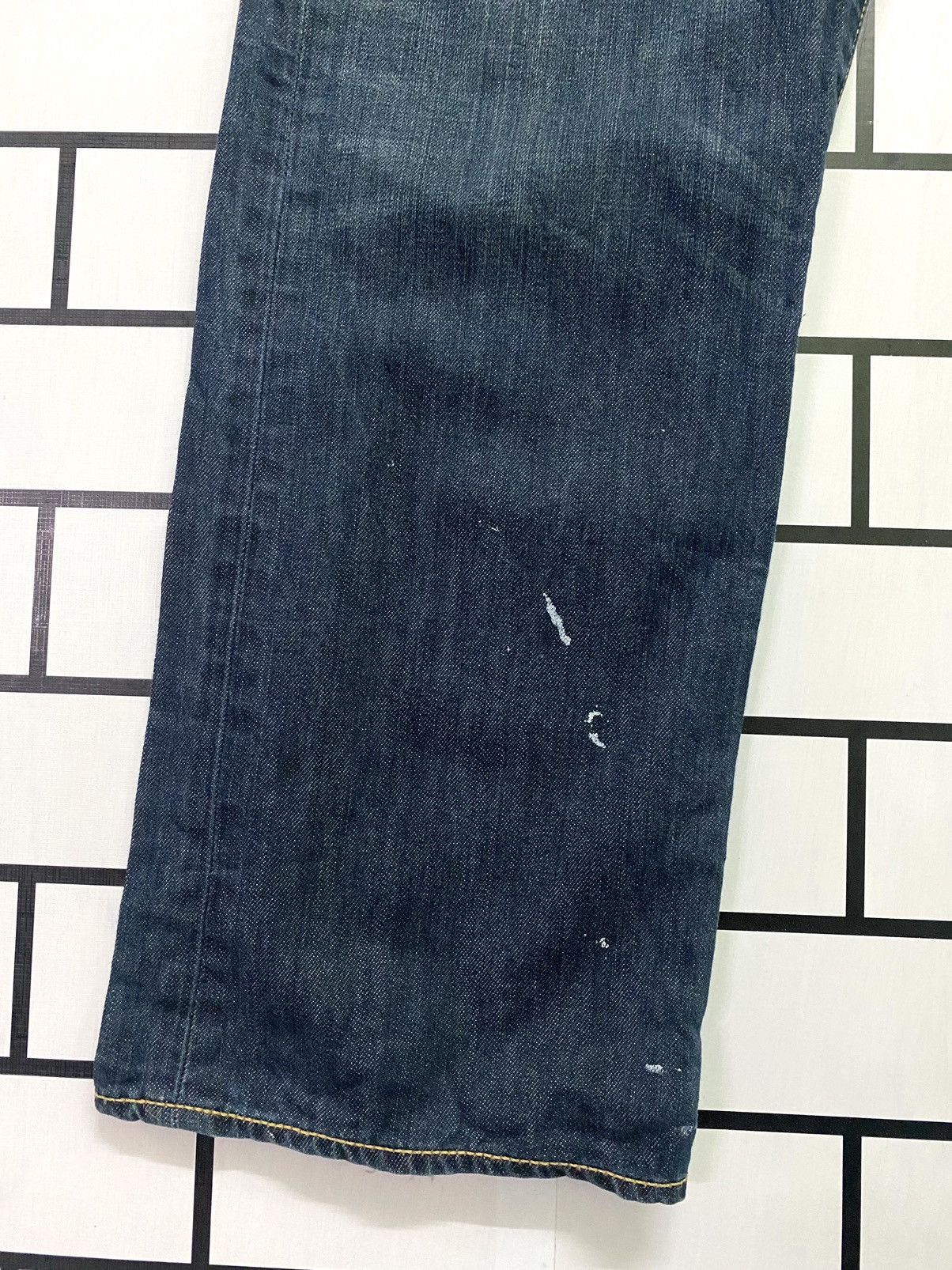 Levi's × Vintage Vintage LEVIS 501 Distress Paint Butterfly Button Denim -L54 Size US 37 - 8 Thumbnail