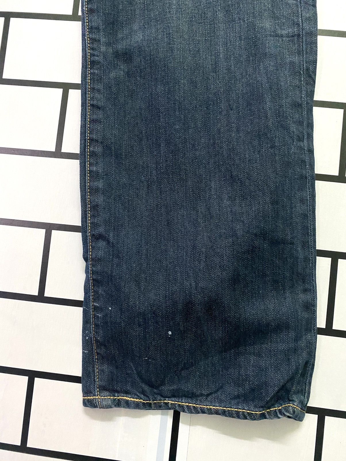 Levi's × Vintage Vintage LEVIS 501 Distress Paint Butterfly Button Denim -L54 Size US 37 - 7 Thumbnail