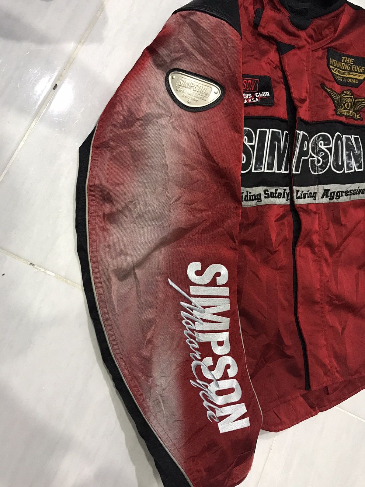 Other SIMPSON USA Track/Drag/Dirt Bike Racing Jacket Size US M / EU 48-50 / 2 - 18 Thumbnail
