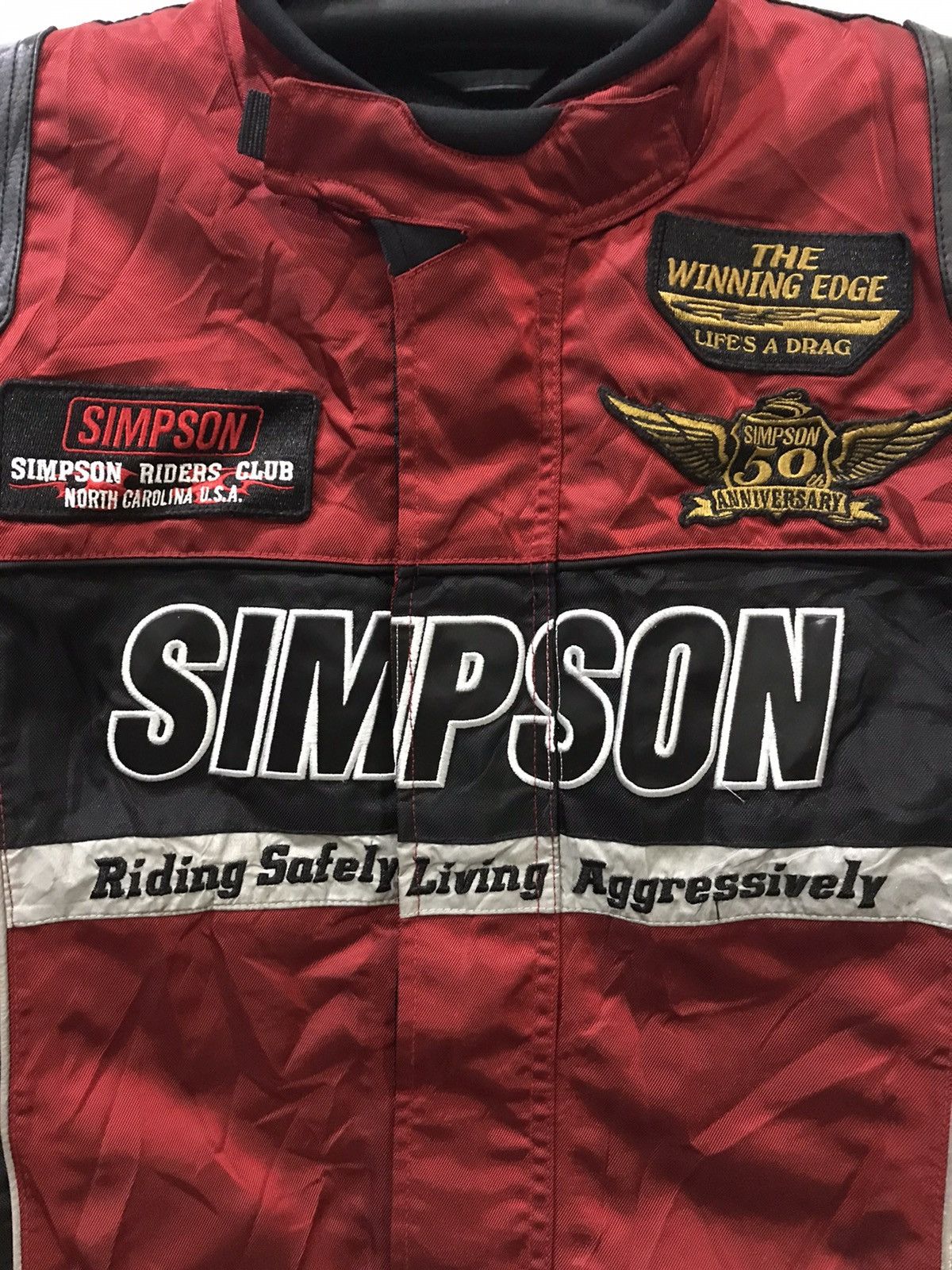 Other SIMPSON USA Track/Drag/Dirt Bike Racing Jacket Size US M / EU 48-50 / 2 - 4 Thumbnail