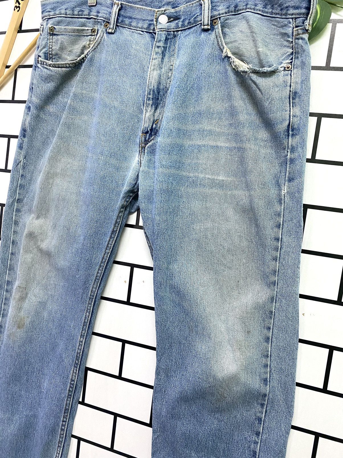 Levi's × Vintage Vintage LEVIS Distressed Denim-L55 Size US 40 / EU 56 - 8 Thumbnail