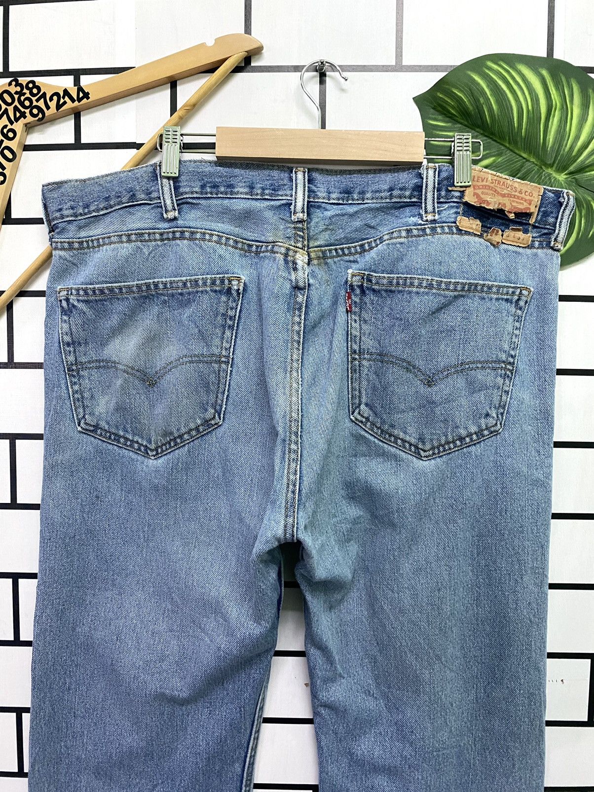 Levi's × Vintage Vintage LEVIS Distressed Denim-L55 Size US 40 / EU 56 - 11 Thumbnail