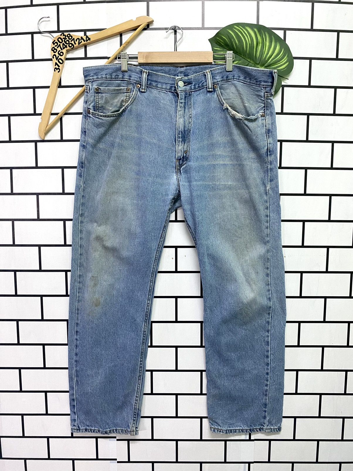 Levi's × Vintage Vintage LEVIS Distressed Denim-L55 Size US 40 / EU 56 - 1 Thumbnail