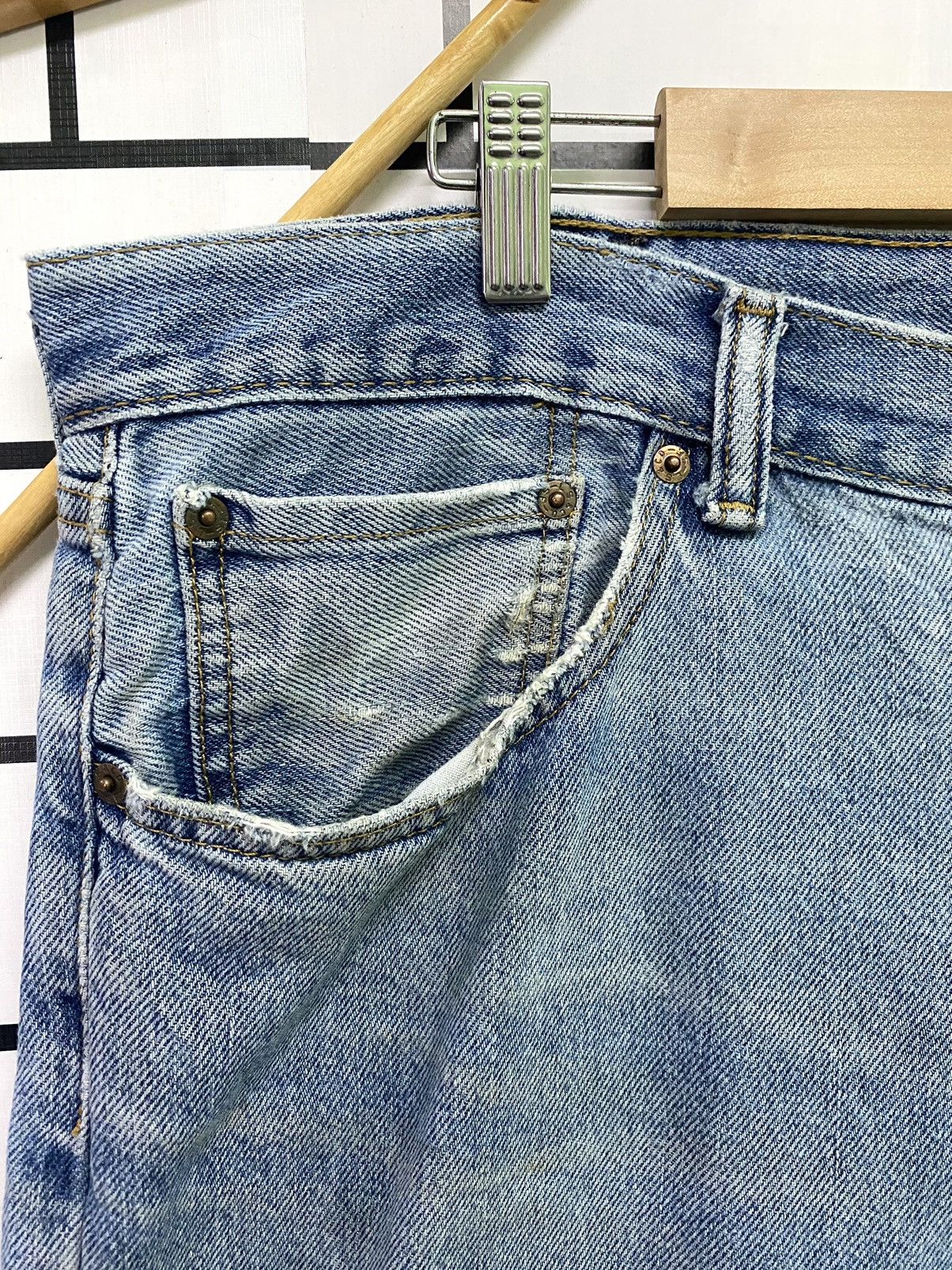 Levi's × Vintage Vintage LEVIS Distressed Denim-L55 Size US 40 / EU 56 - 4 Thumbnail