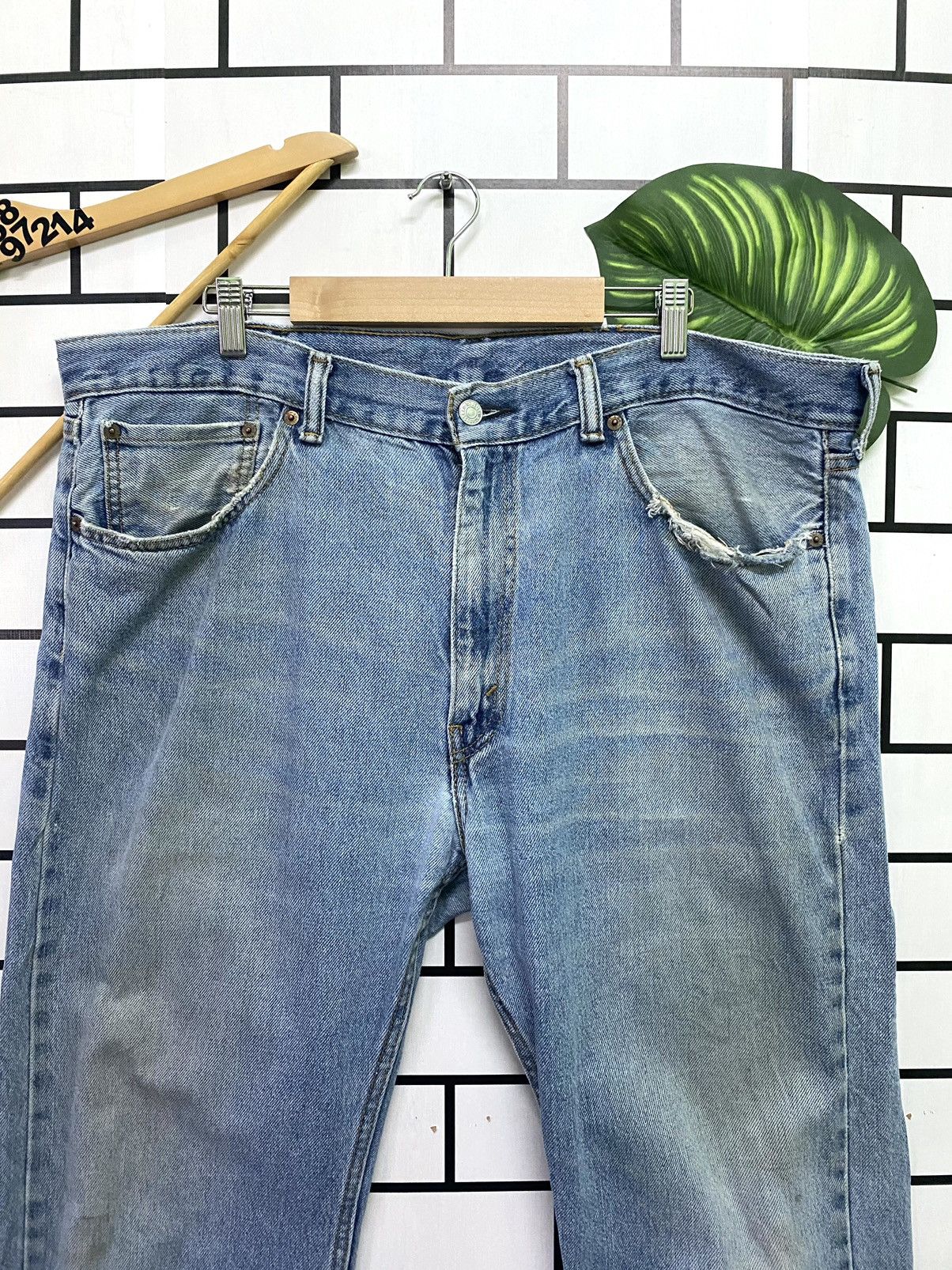Levi's × Vintage Vintage LEVIS Distressed Denim-L55 Size US 40 / EU 56 - 3 Thumbnail