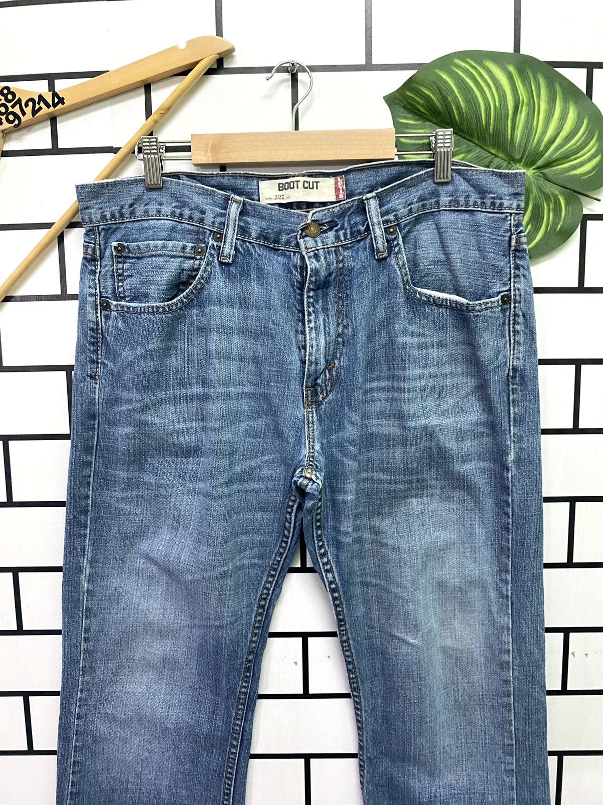 Levi's × Vintage Vintage Levi's 527 Boot Cut Flared Denim -L58 Size US 34 / EU 50 - 3 Thumbnail