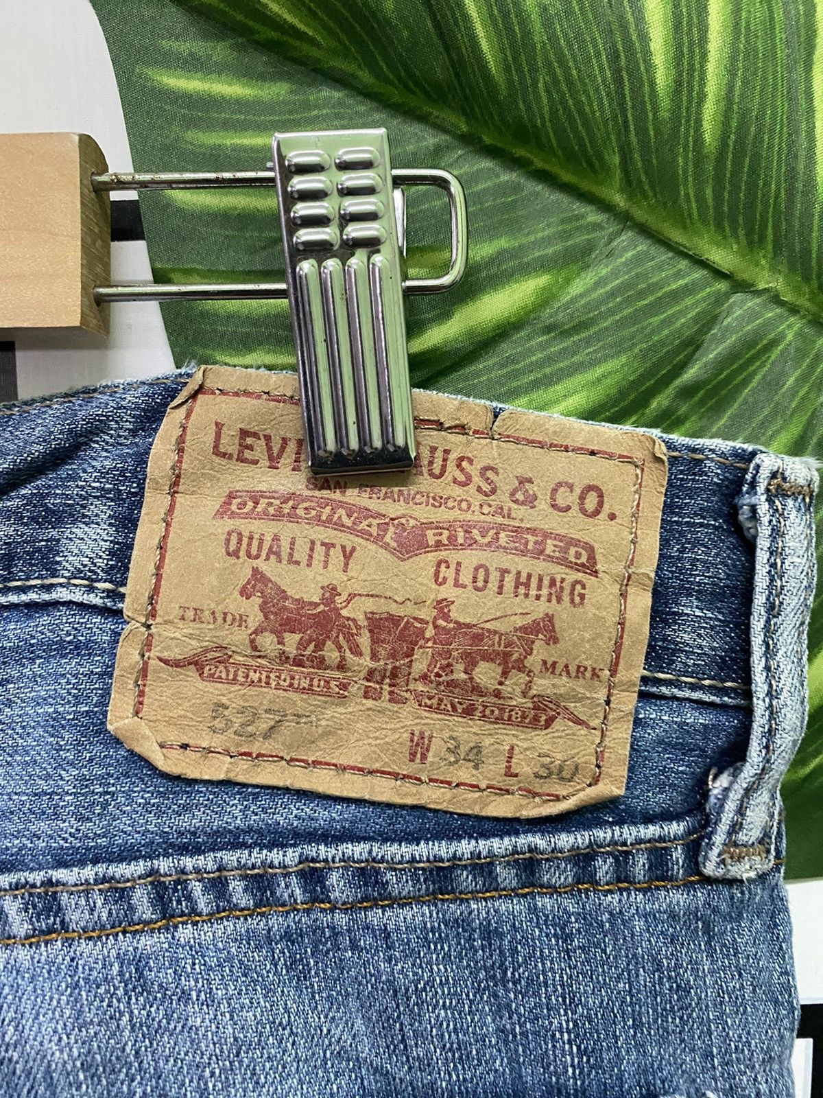Levi's × Vintage Vintage Levi's 527 Boot Cut Flared Denim -L58 Size US 34 / EU 50 - 13 Thumbnail