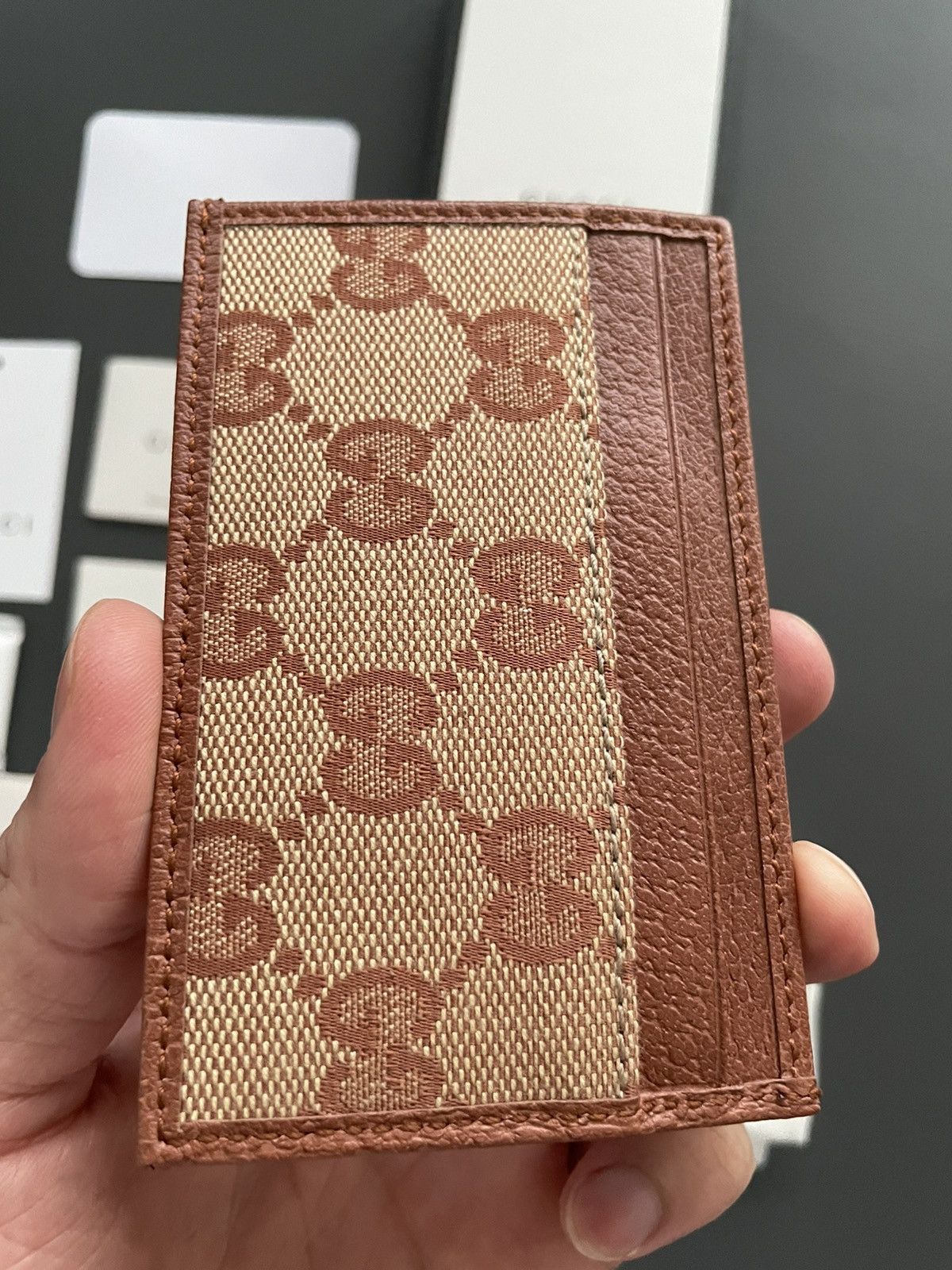 Gucci × New York Yankees Rare Runway Limited Edition Gucci x Yankees Logo Cardholder Size ONE SIZE - 17 Thumbnail