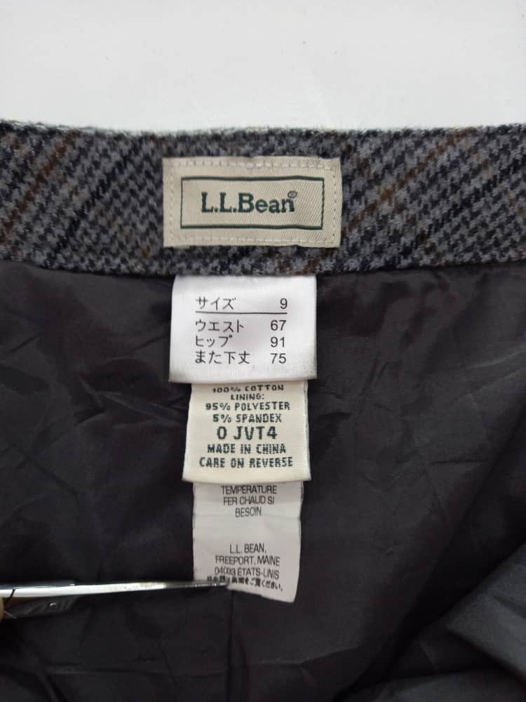 L.L. Bean L.L.Bean Checkered Pants Size US 27 - 7 Thumbnail