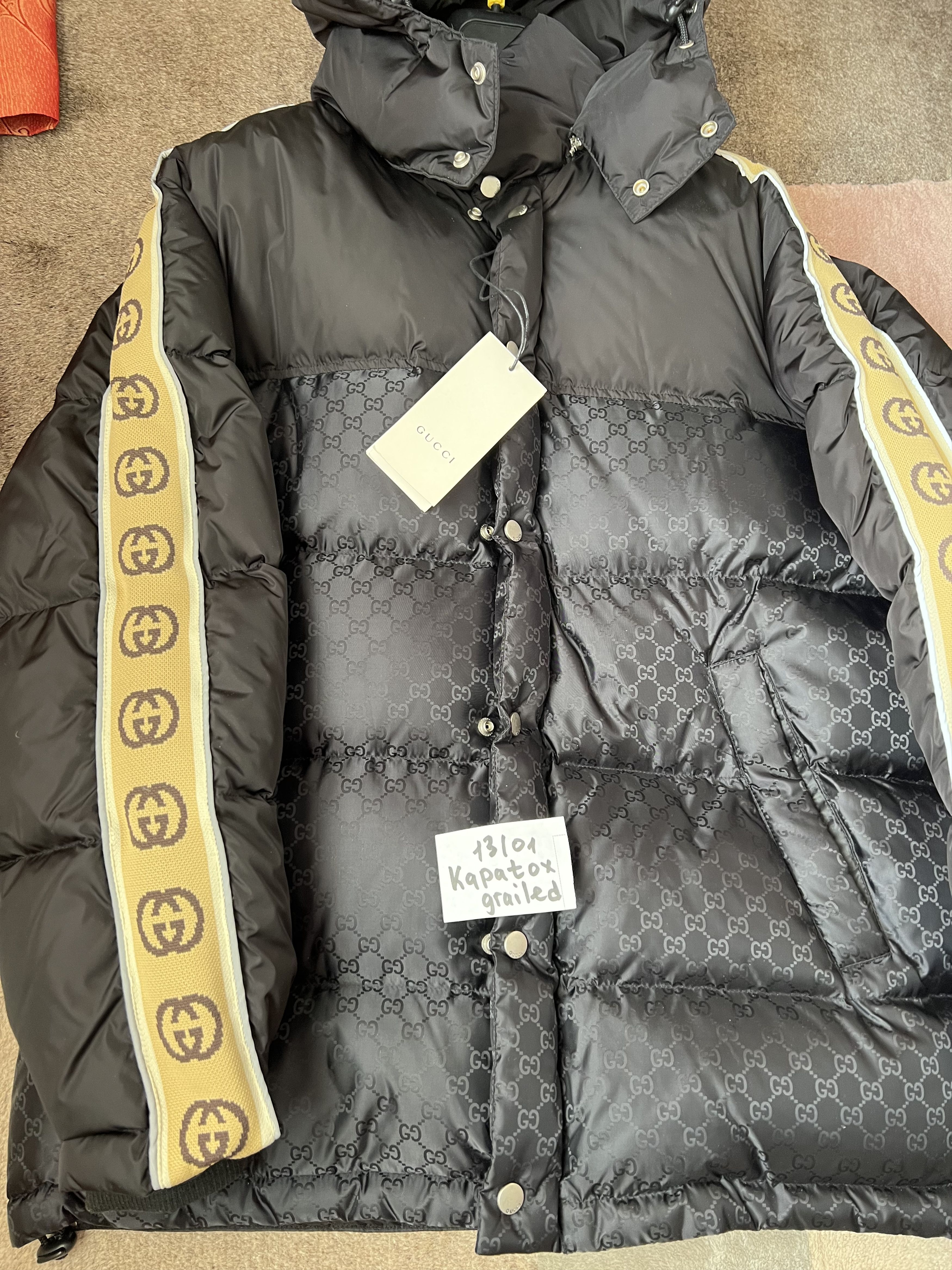 Gucci GG jacquard puffer jacket Size US M / EU 48-50 / 2 - 2 Preview