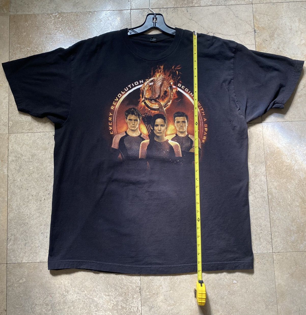 Vintage Anvil Movie TShirt “Every Revolution Begins with a Spark” Size US XXL / EU 58 / 5 - 4 Thumbnail