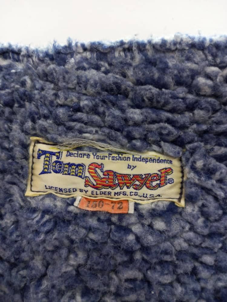 Vintage Tom Sawyer Vest Jeans Jacket Size S / US 4 / IT 40 - 3 Thumbnail