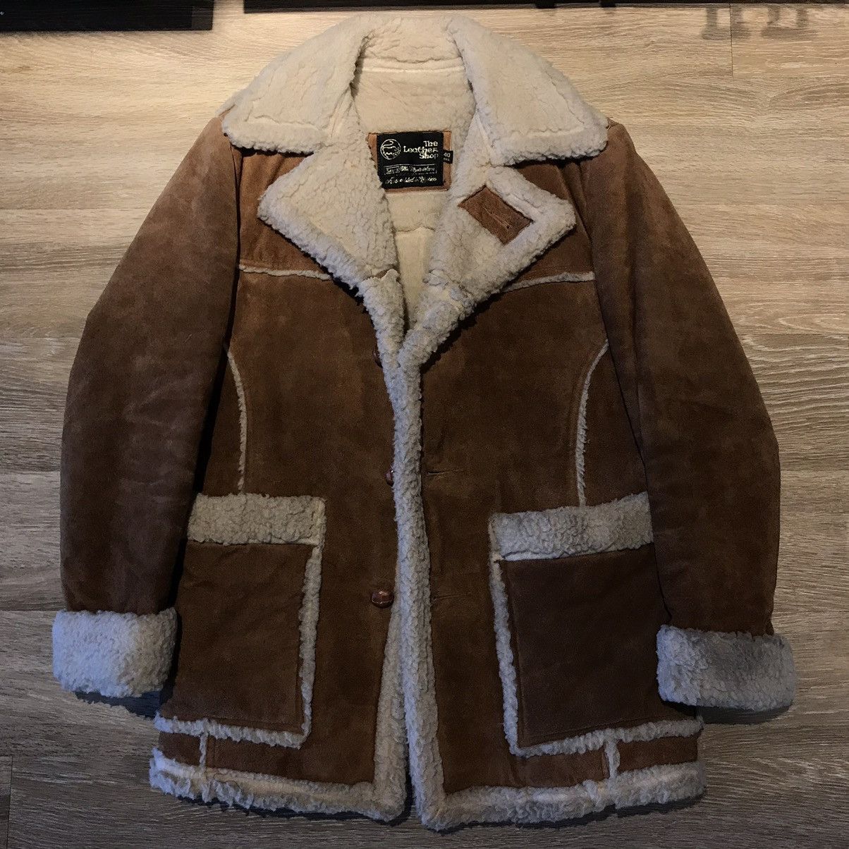 Vintage 80s Sears Leather Shop orders Suede and Shearling Jacket