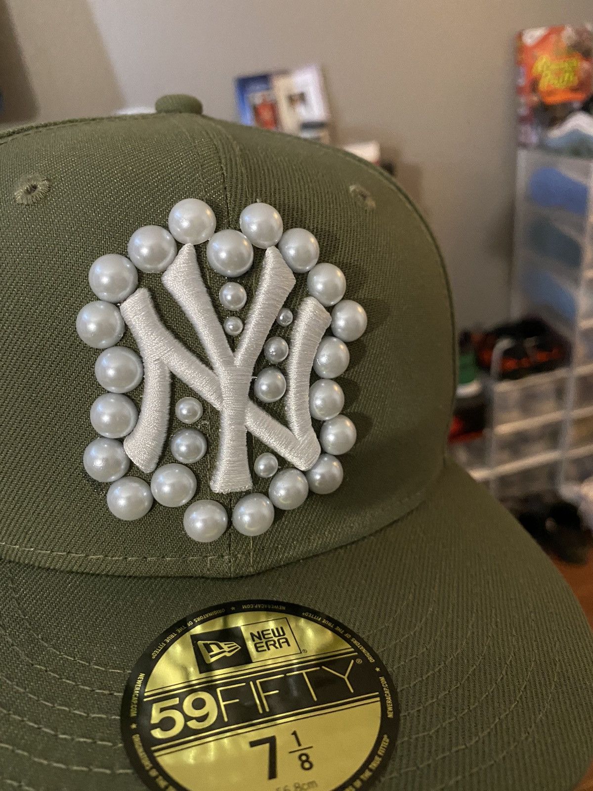 Supreme @1800splurge pearl ny fitted hat Size ONE SIZE - 2 Thumbnail