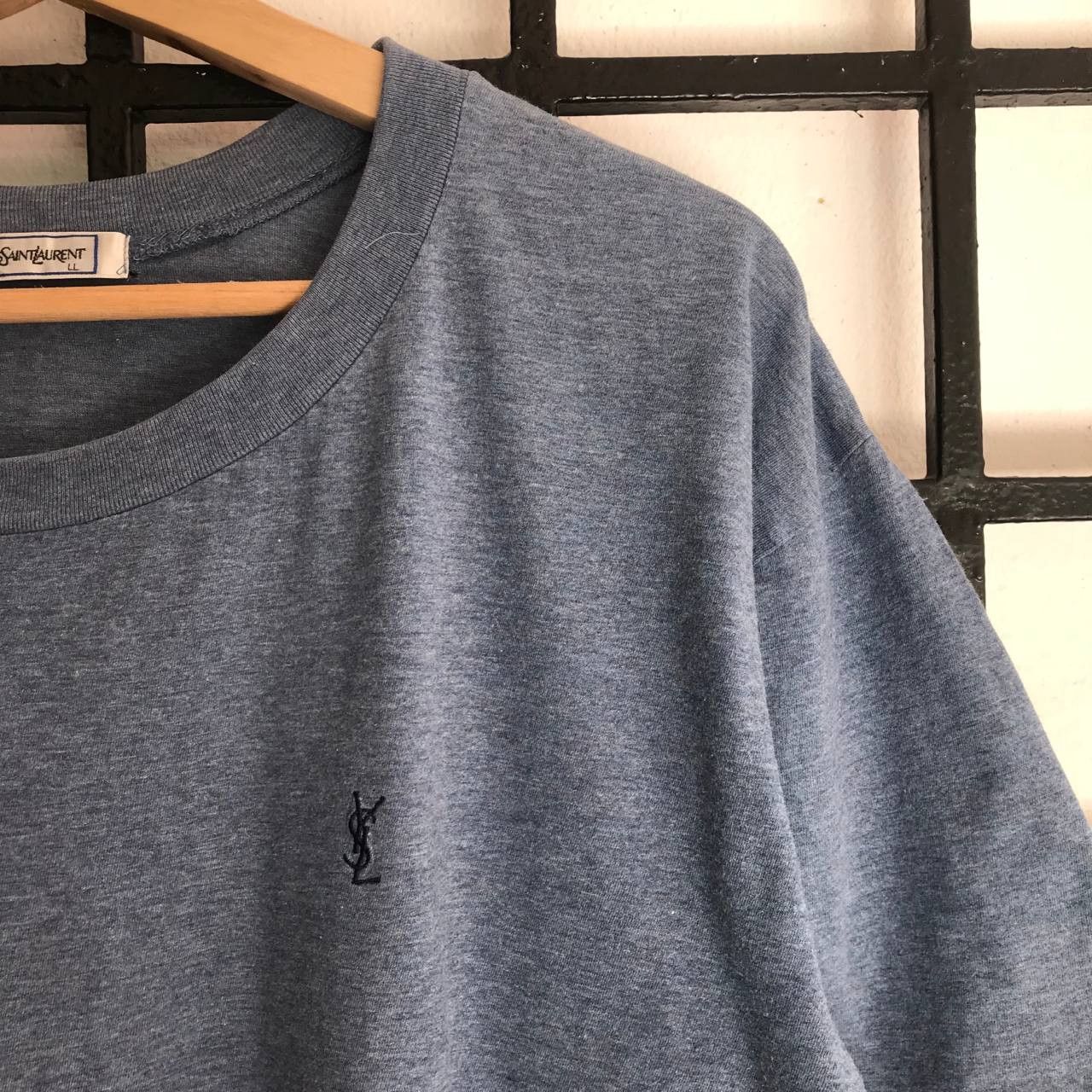 Designer × Yves Saint Laurent 💣 OFFER 90's YVES SAINT LAURENT Small Logo Design T-shirt Size US M / EU 48-50 / 2 - 2 Thumbnail