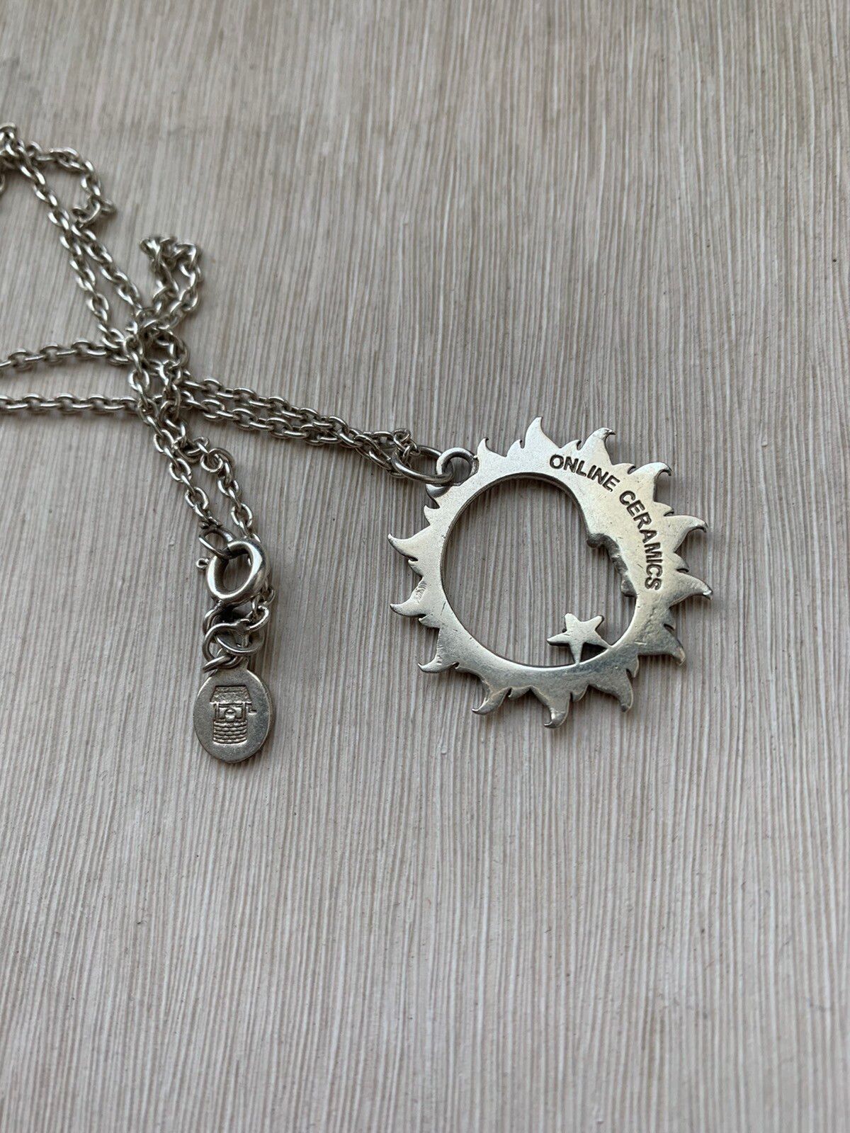 Online Ceramics Online Ceramics “Sun and Moon” Sterling Silver Necklace Size ONE SIZE - 4 Thumbnail