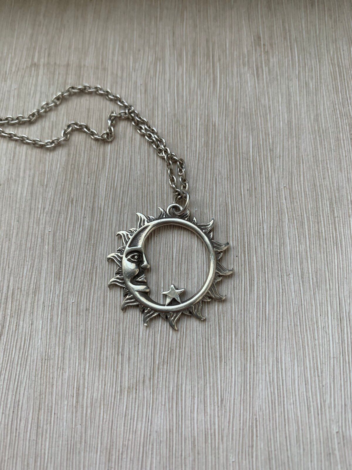 Online Ceramics Online Ceramics “Sun and Moon” Sterling Silver Necklace Size ONE SIZE - 3 Thumbnail