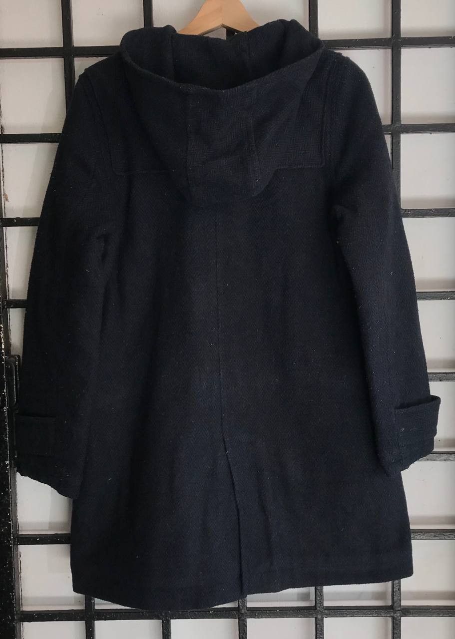 Harris Tweed × Vintage 💣OFFER Vtg HARRIS TWEED Wool Duffler Trench Coat Hoodie Size M / US 6-8 / IT 42-44 - 4 Thumbnail