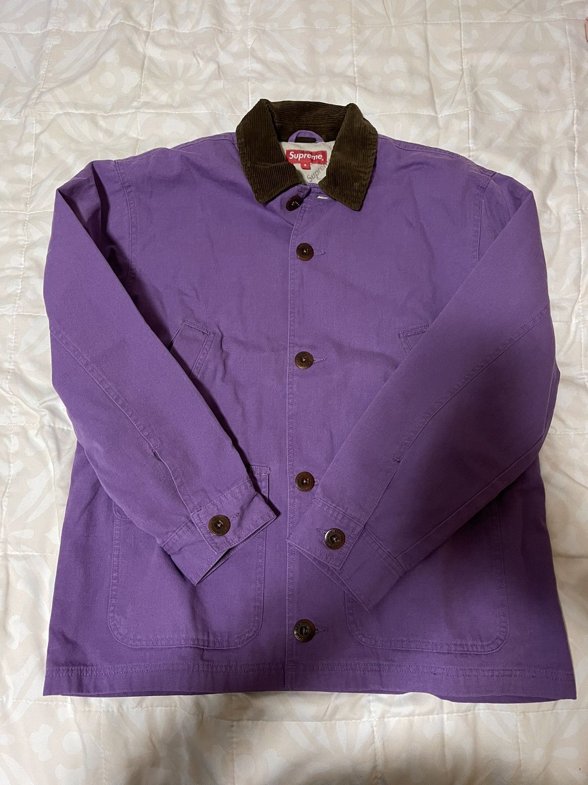決算特価商品 supreme barn バーン Barn Supreme coat purple メンズ