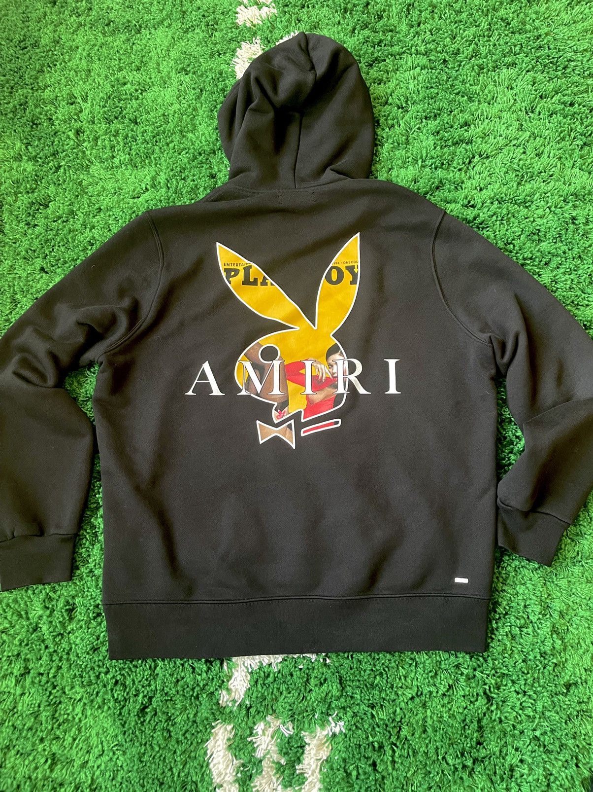 AMIRI Playboy logo-print hoodie | Eraldo.com US